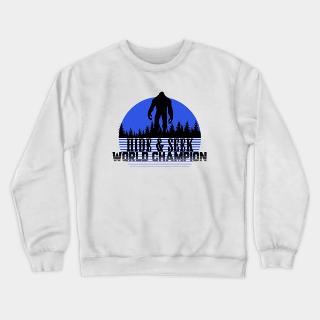 BigFoot Hide &Seek Crewneck Sweatshirt by GreenGuyTeesStore